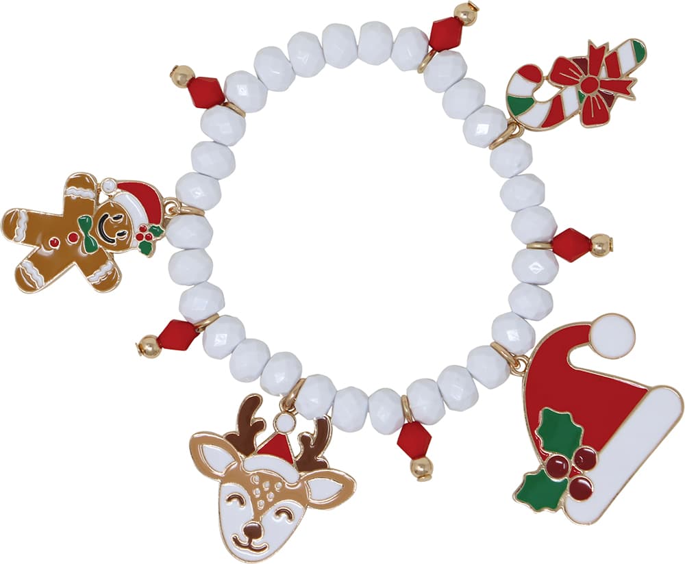Hvidt bedelarmbånd