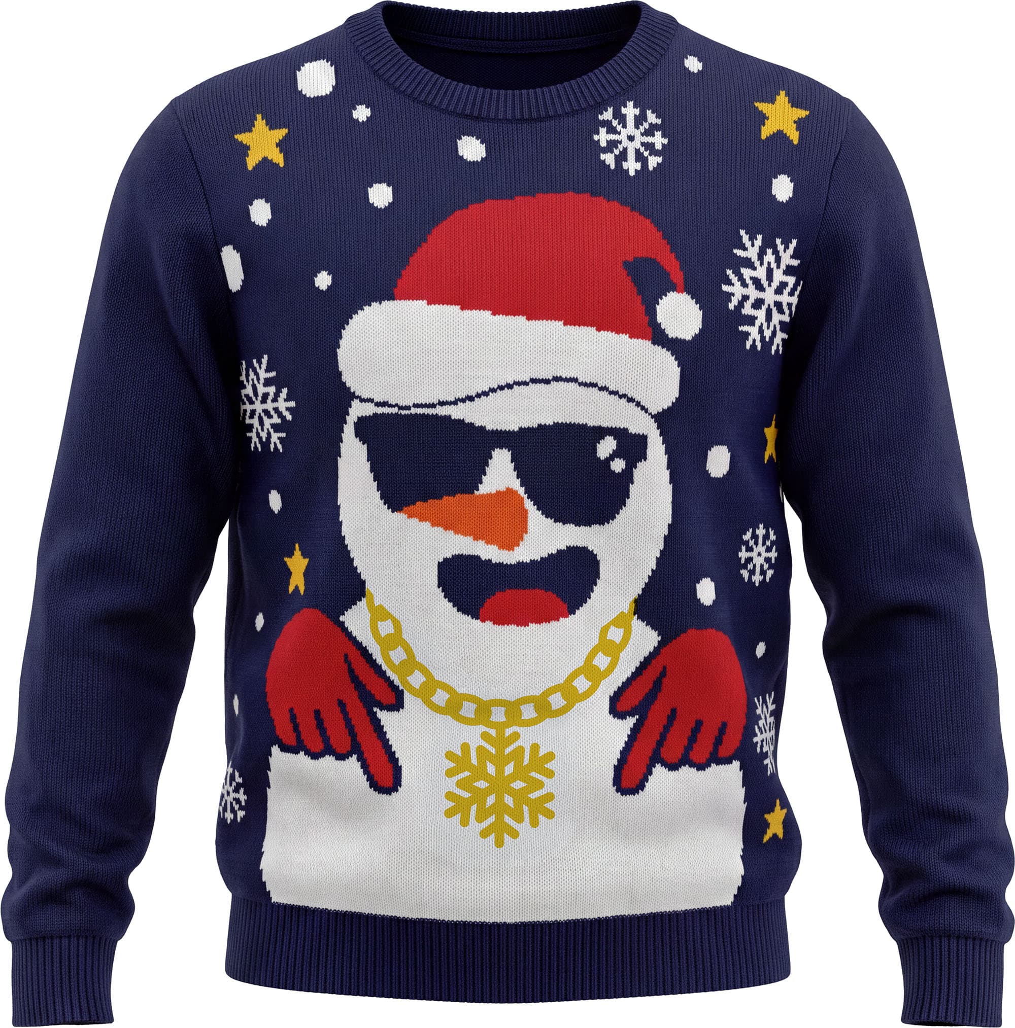 Julesweater med sej julemand til børn
