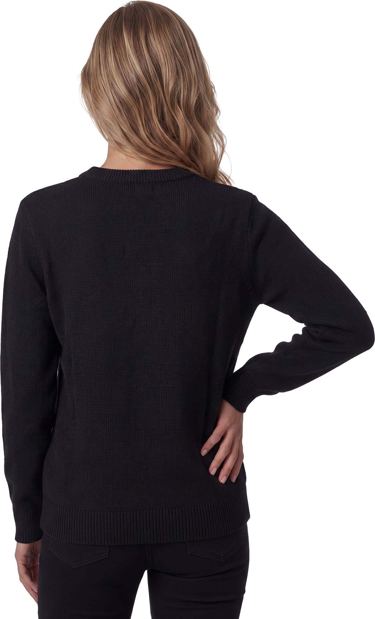 Julesweater med grønt monster til damer