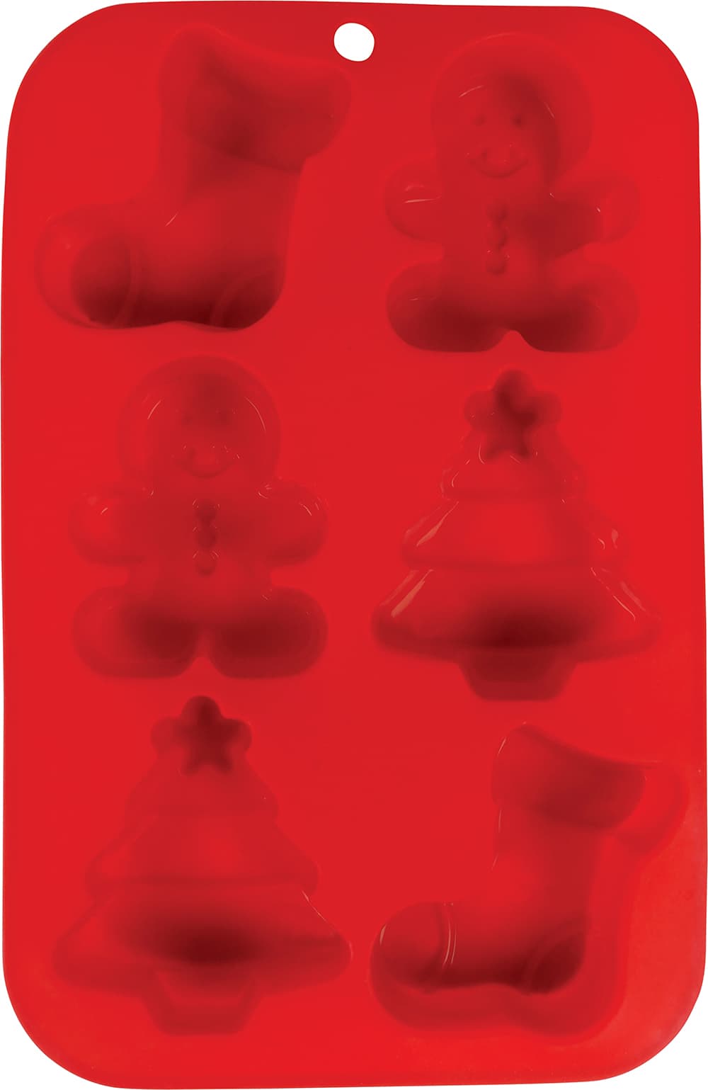 Silikoneform til 6 småkager, 17 × 26 cm