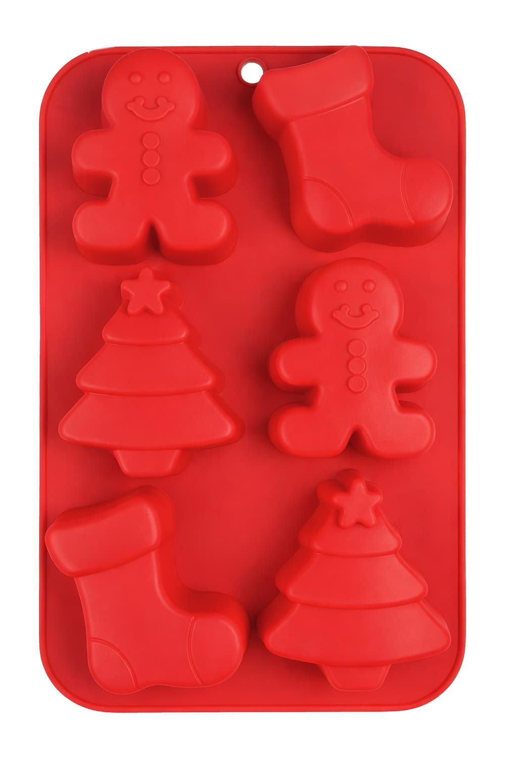 Silikoneform til 6 småkager, 17 × 26 cm
