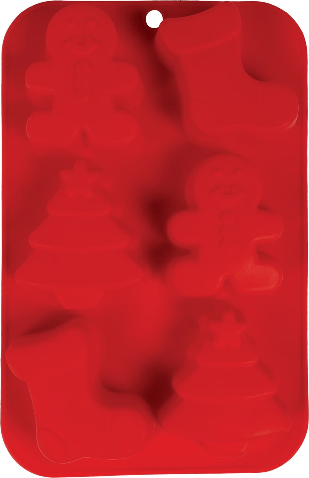 Silikoneform til 6 småkager, 17 × 26 cm