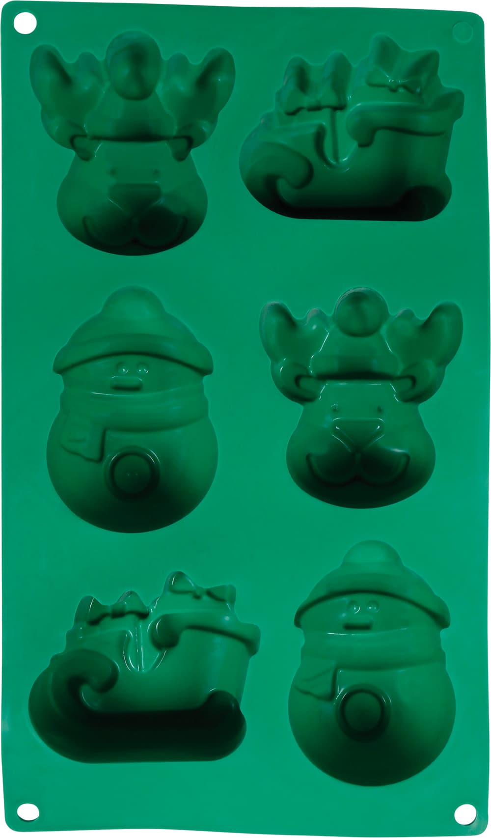 Silikoneform til 6 småkager, 17 × 29 cm