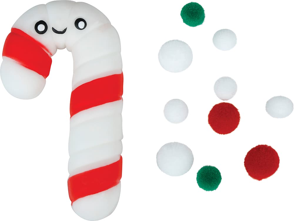 Assorteret julefigur i gummi, 7 × 5 cm