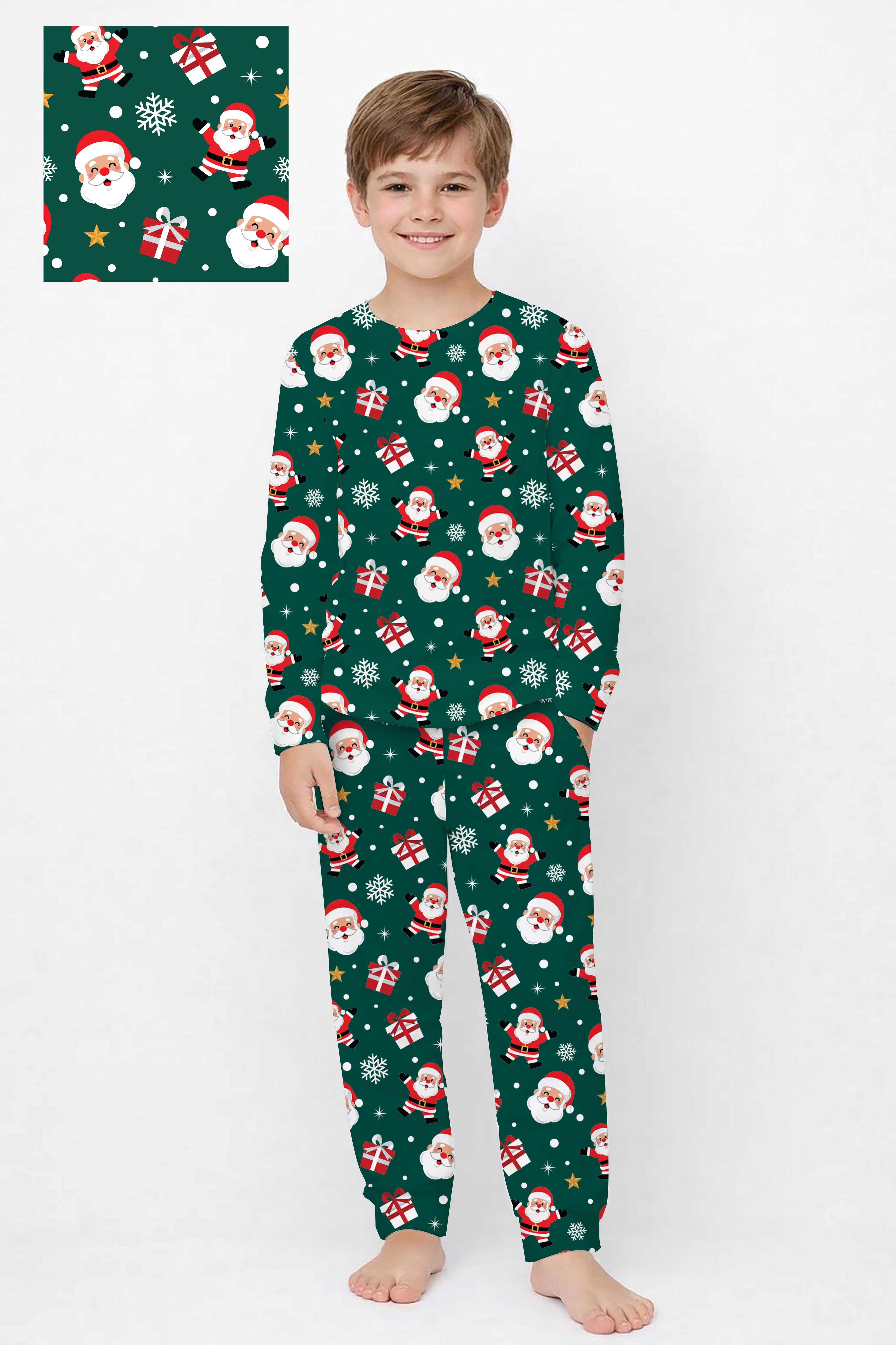 Todelt julepyjamas til børn