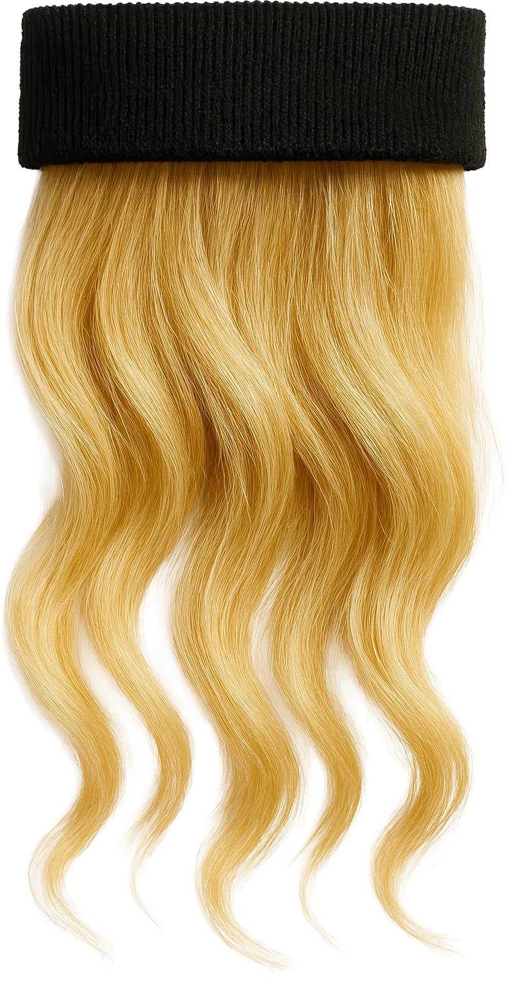 Blond paryk med sort pandebånd
