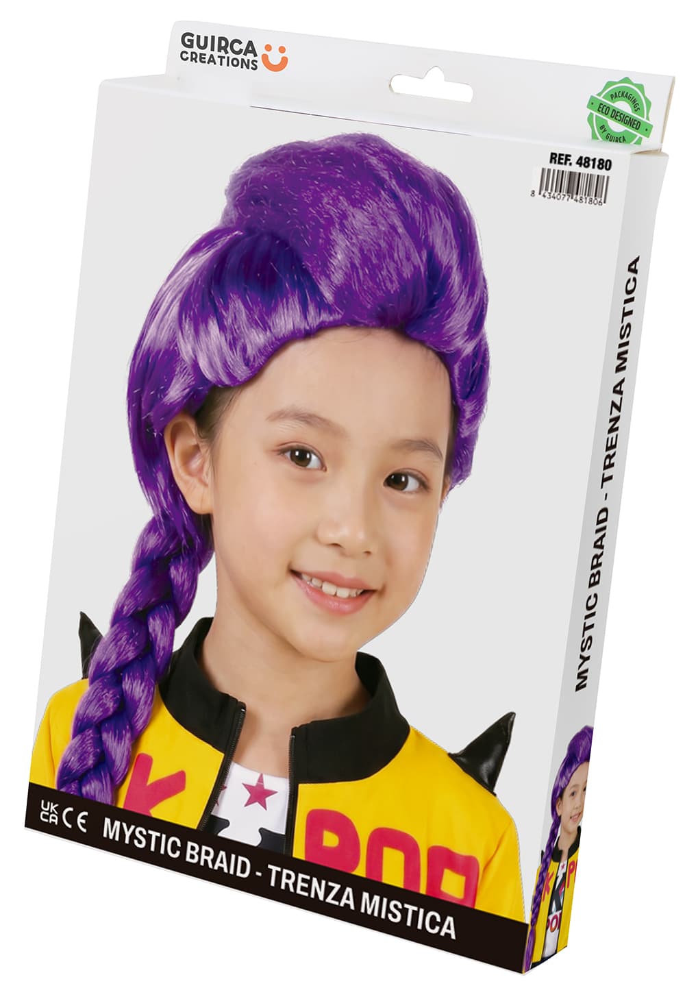 K-pop-paryk Mystic Braid til børn, model 48180
