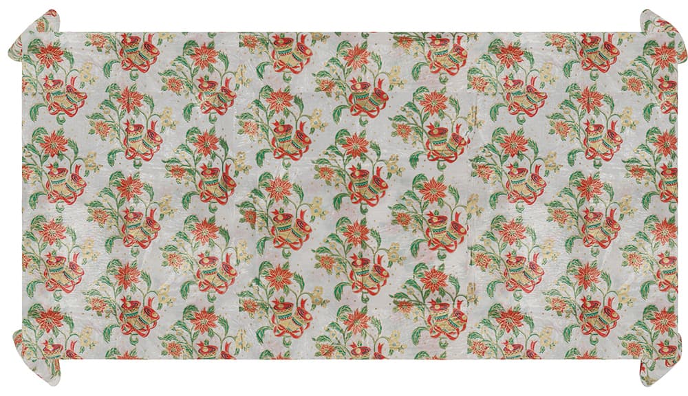 Juledug, assorterede motiver, 178 × 132 cm, plastik