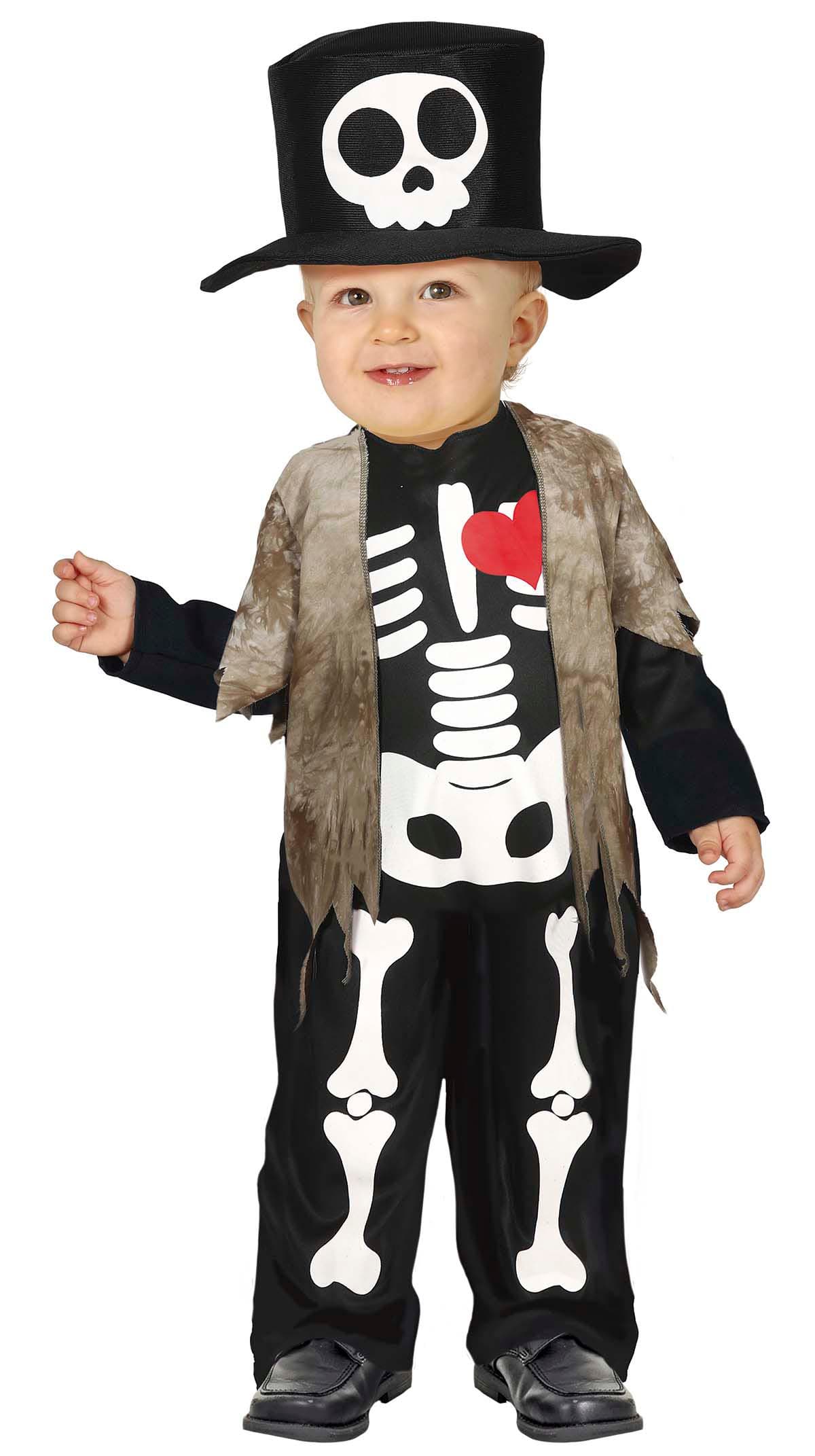 Lille skelet – kostume til baby