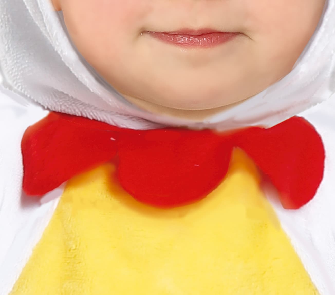 Kylling – kostume til baby, hvid