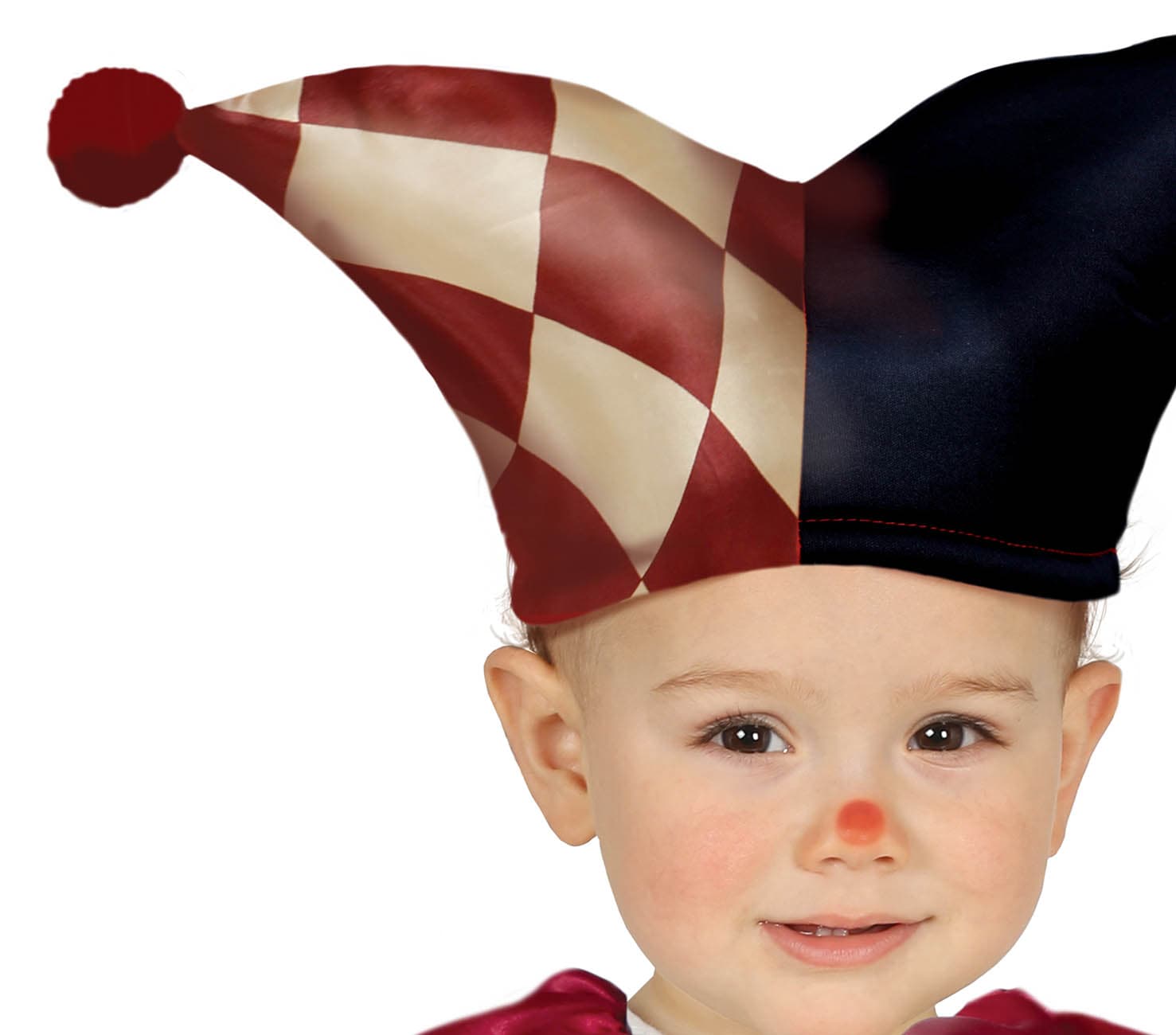 Uhyggelig cirkusklovn – kostume til baby