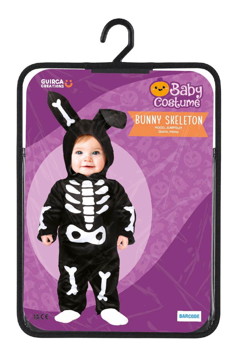 Kaninskelet – kostume til baby