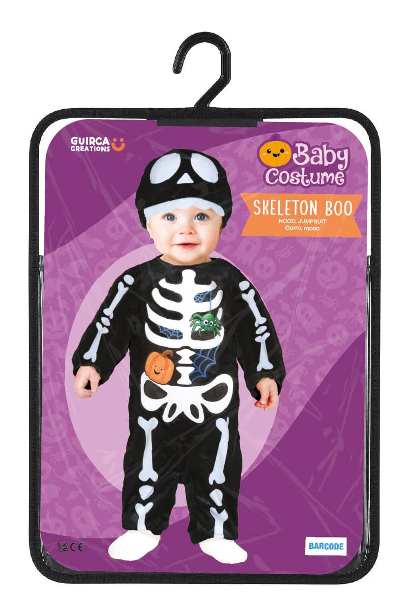 Bøh-skelet – kostume til baby