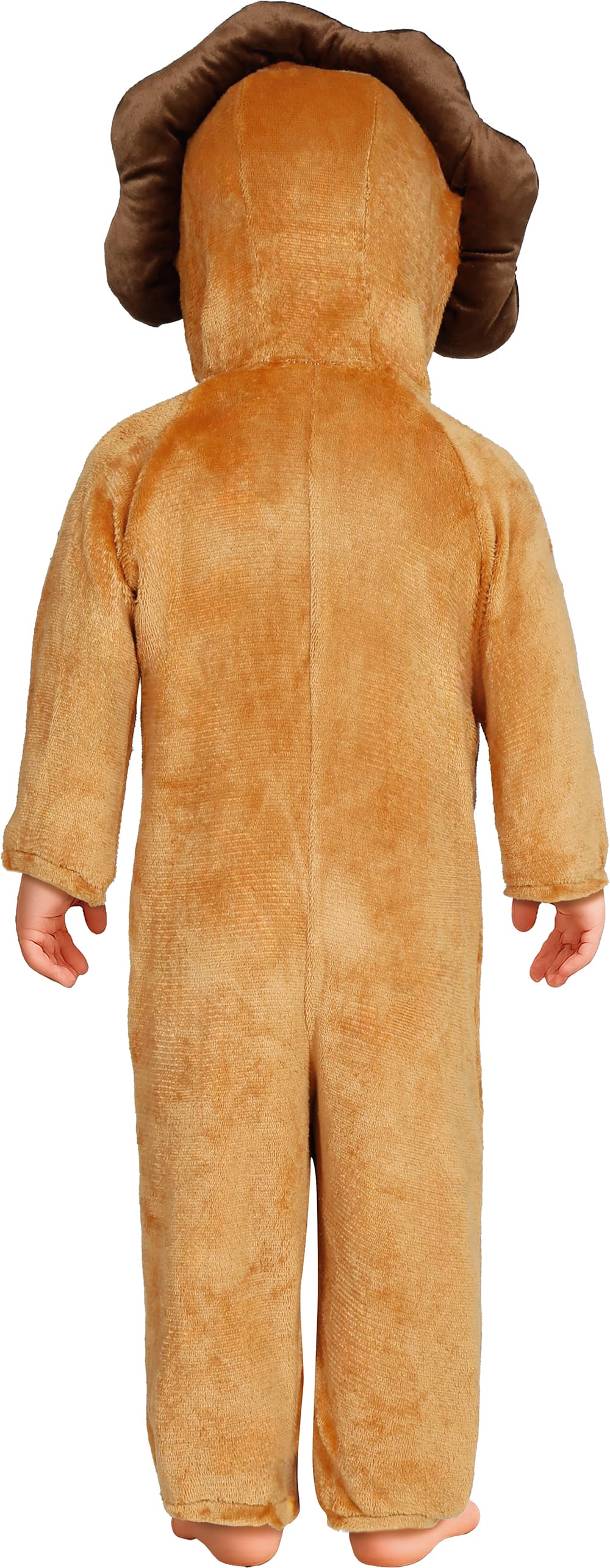 Løve – kostume til baby, orange og brun