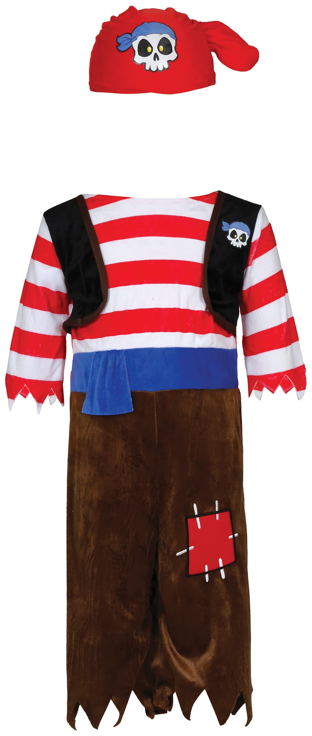 Pirat – kostume til baby, flerfarvet