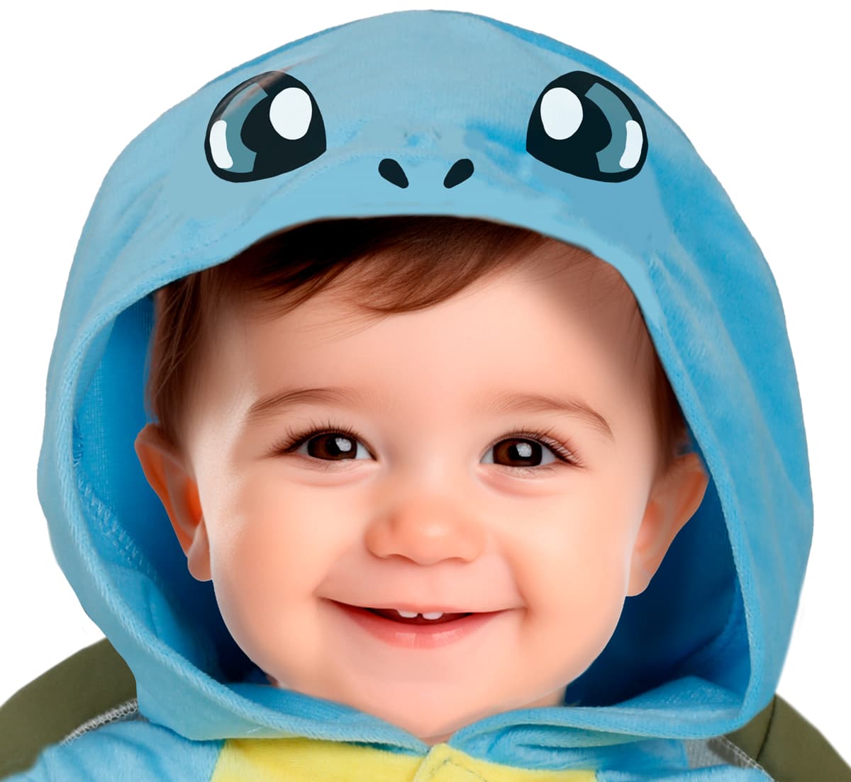 Blå skildpadde – kostume til baby