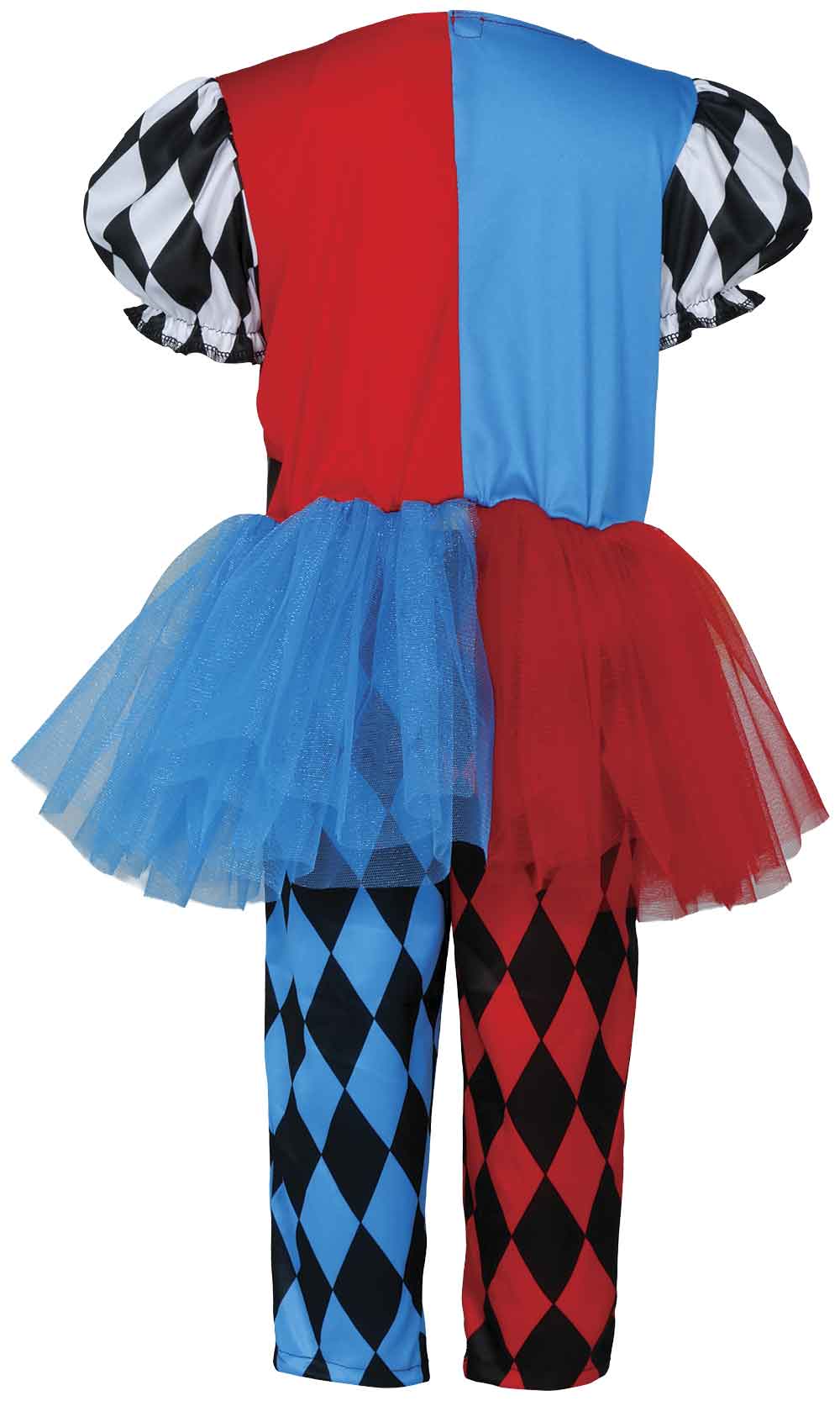 Lille farverig harlekin – kostume til baby