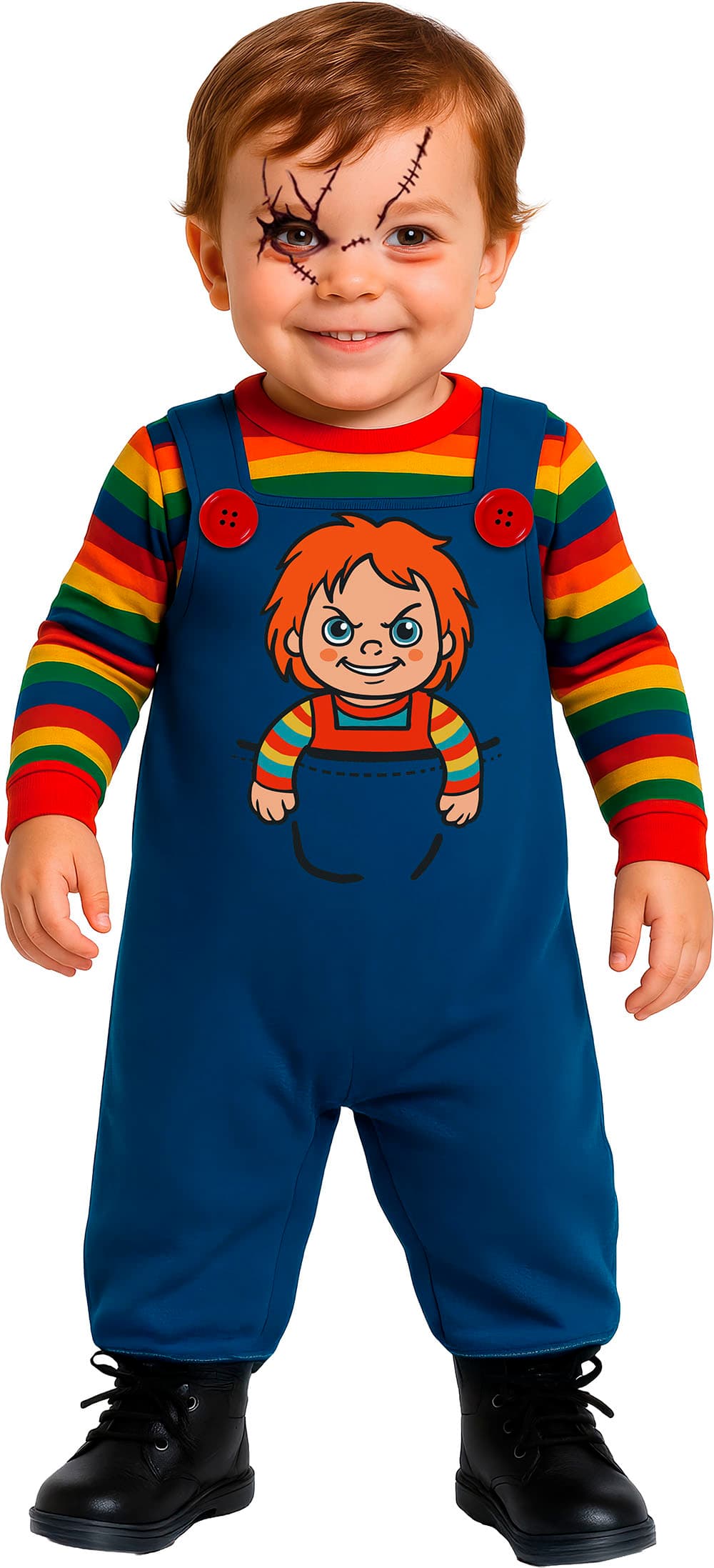 Ondskabsfuld dukke – kostume til baby