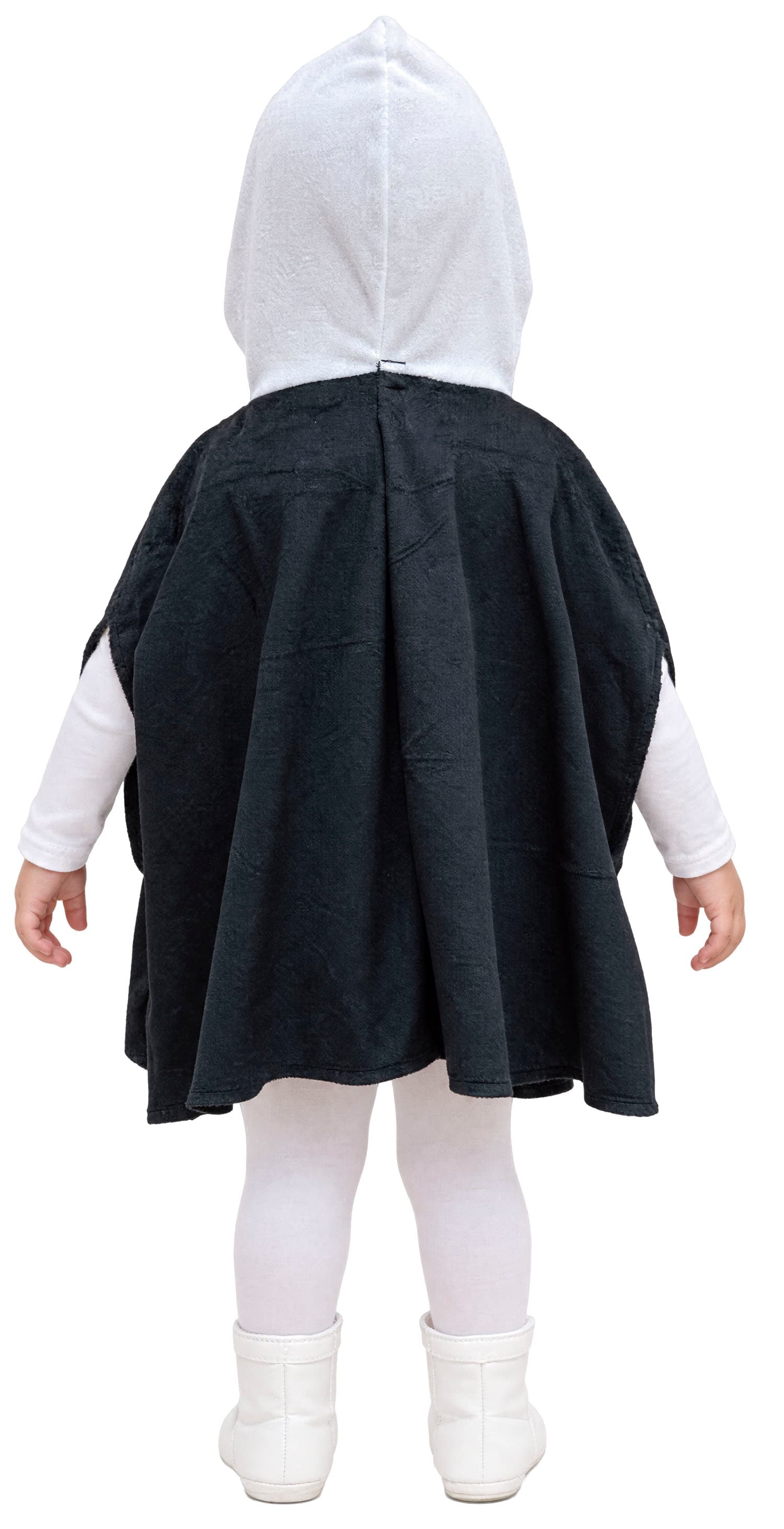 Skeletponcho – kostume til baby