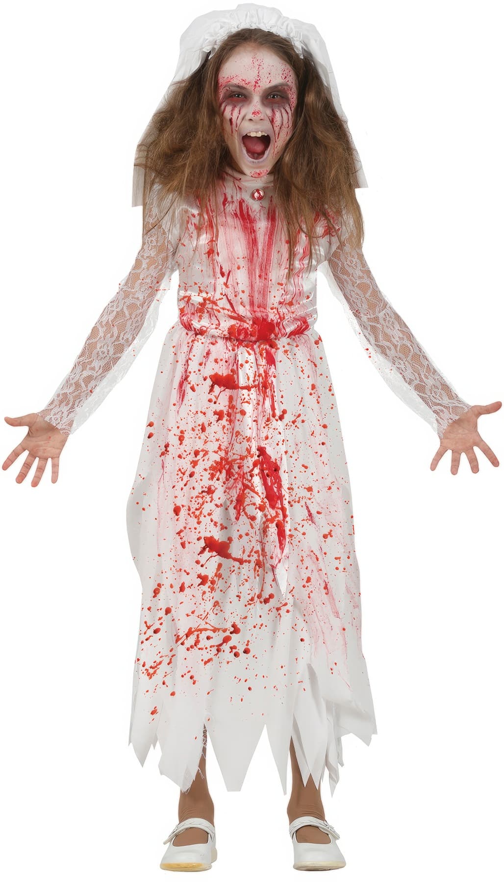 Blodig brud – kostume til piger, model 77006