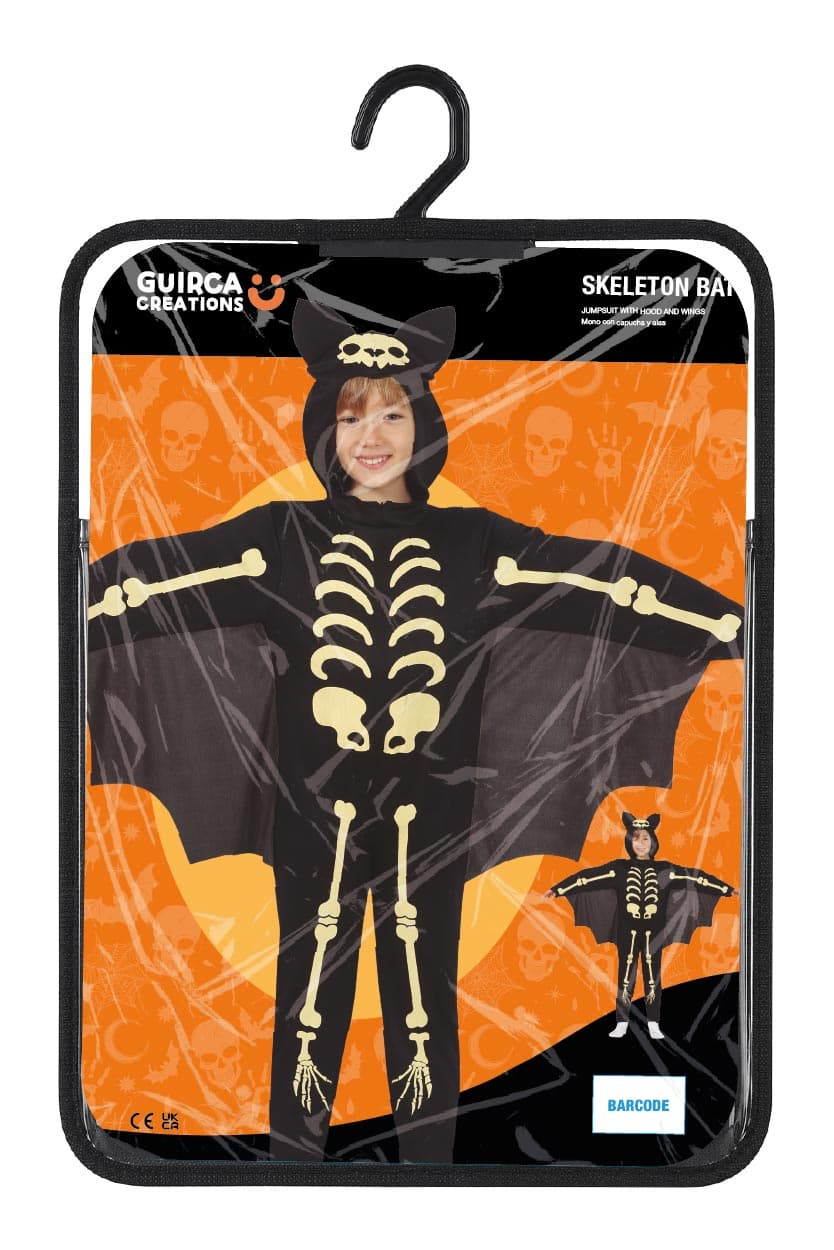 Skeletflagermus – kostume til børn