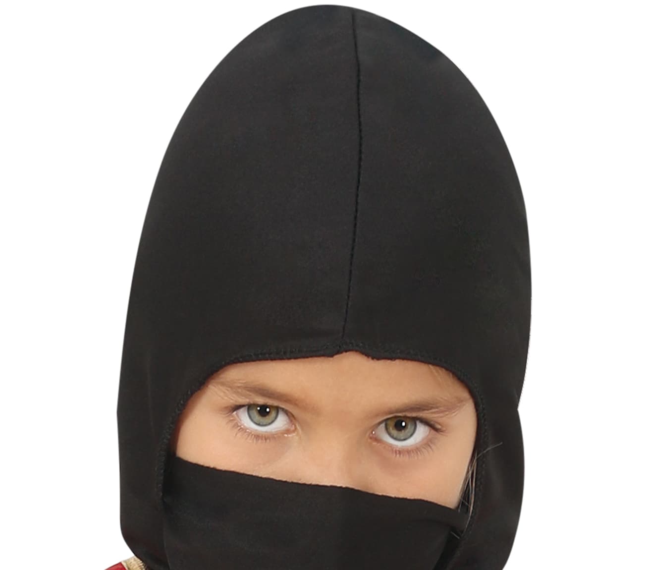 Ninja – kostume til børn, rød og sort