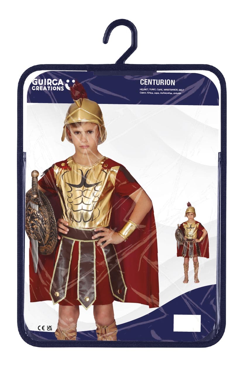 Centurion – kostume til drenge, brun og guld