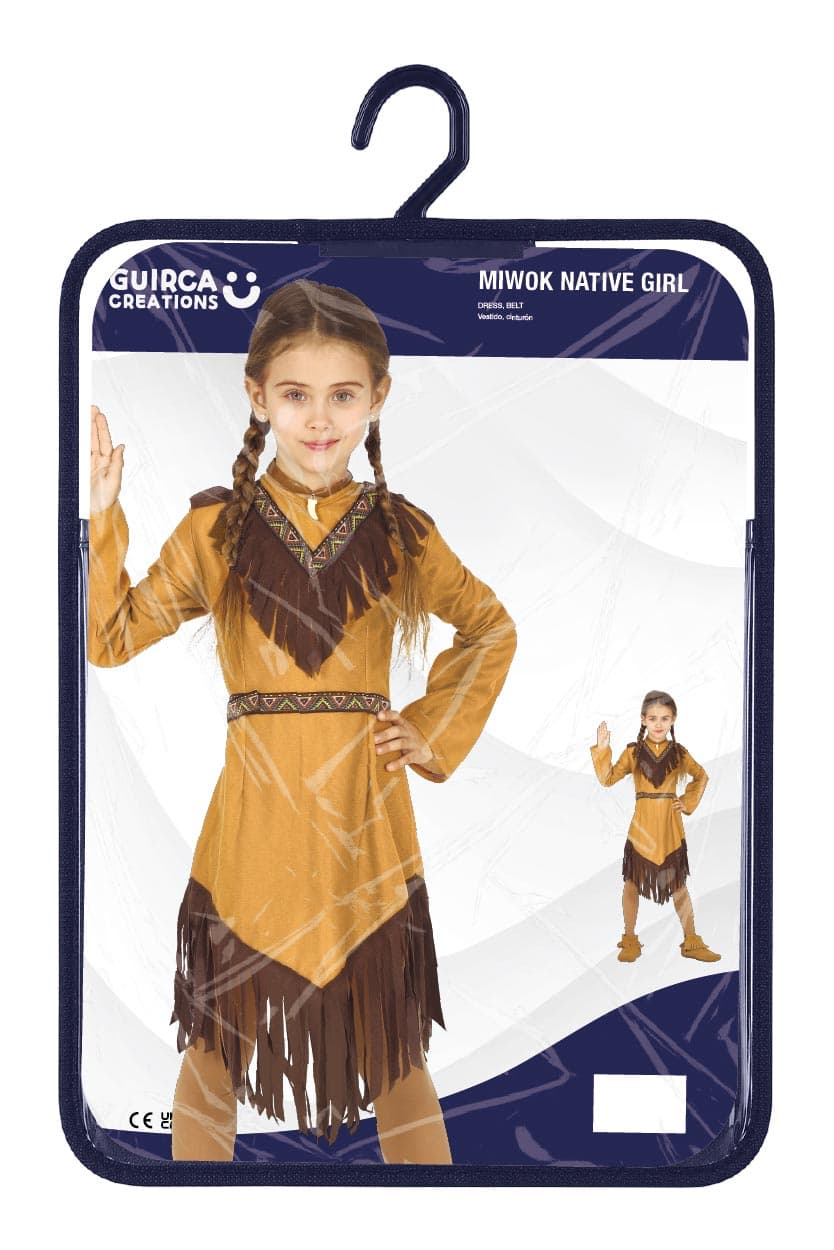 Indianer – kostume til piger, model 77319
