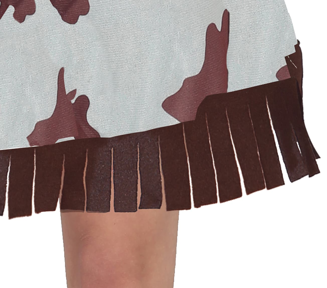 Cowgirl – kostume til piger, brun og hvid