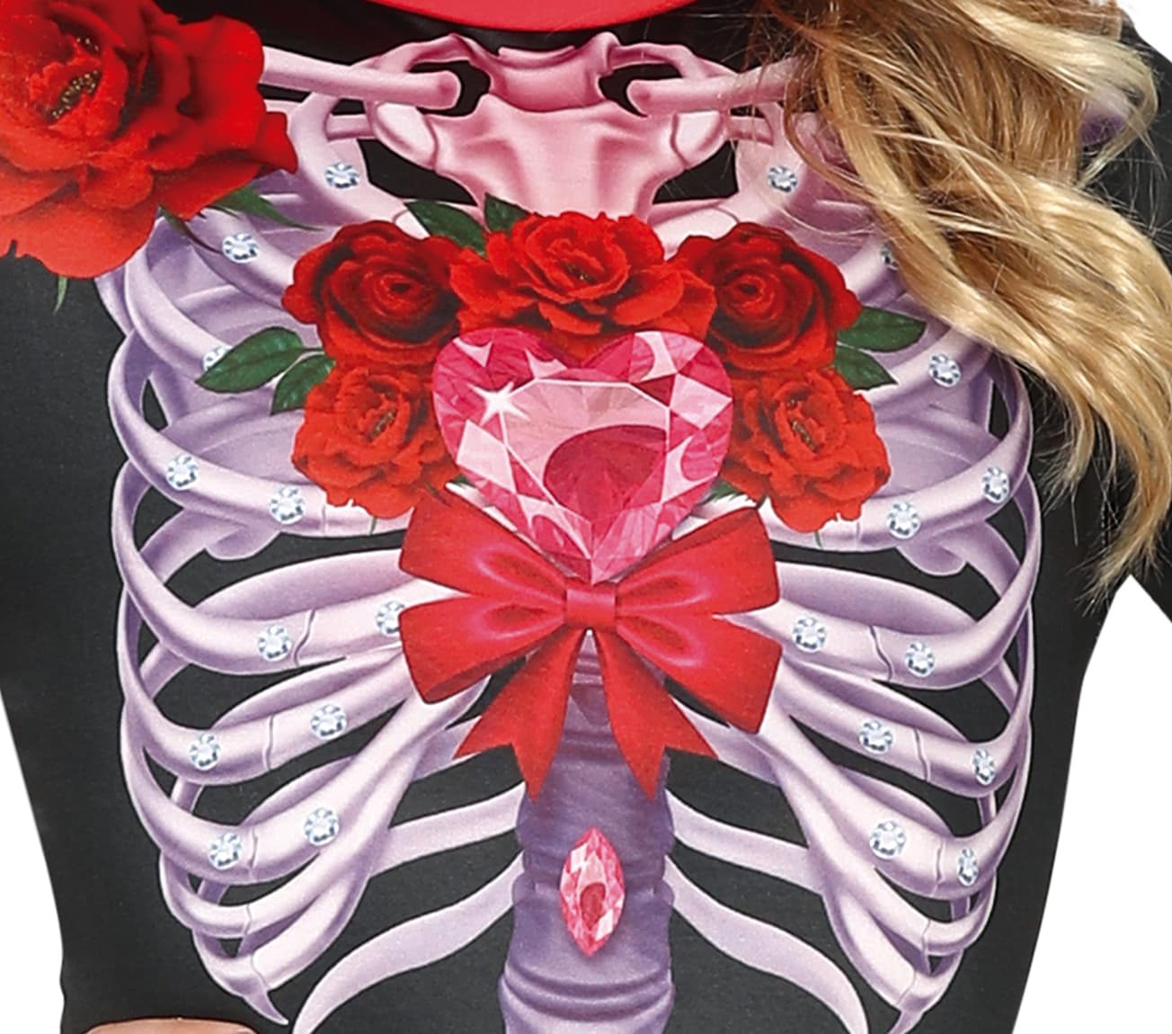 Catrina – kostume til piger, sort og flerfarvet, model 77698