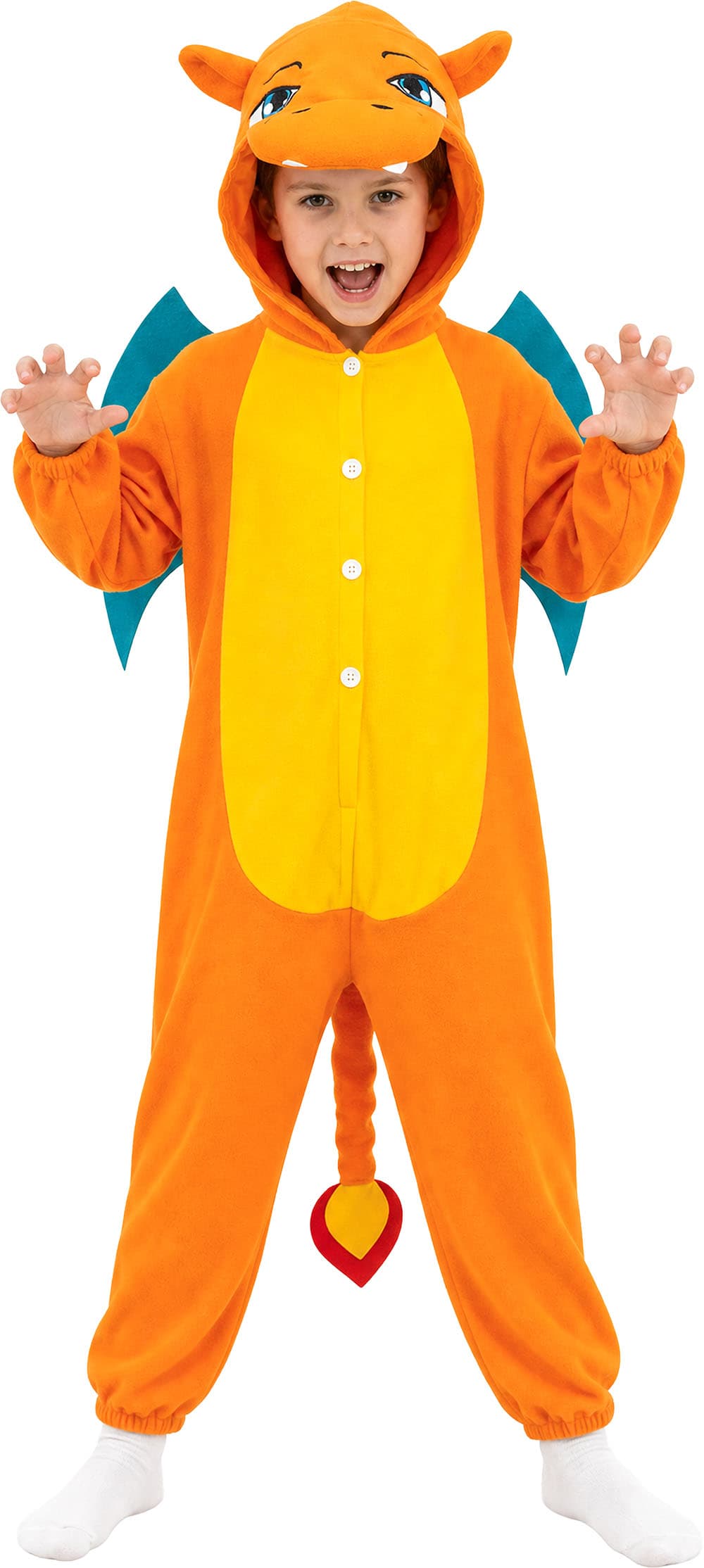 Drage – kostume til børn, orange