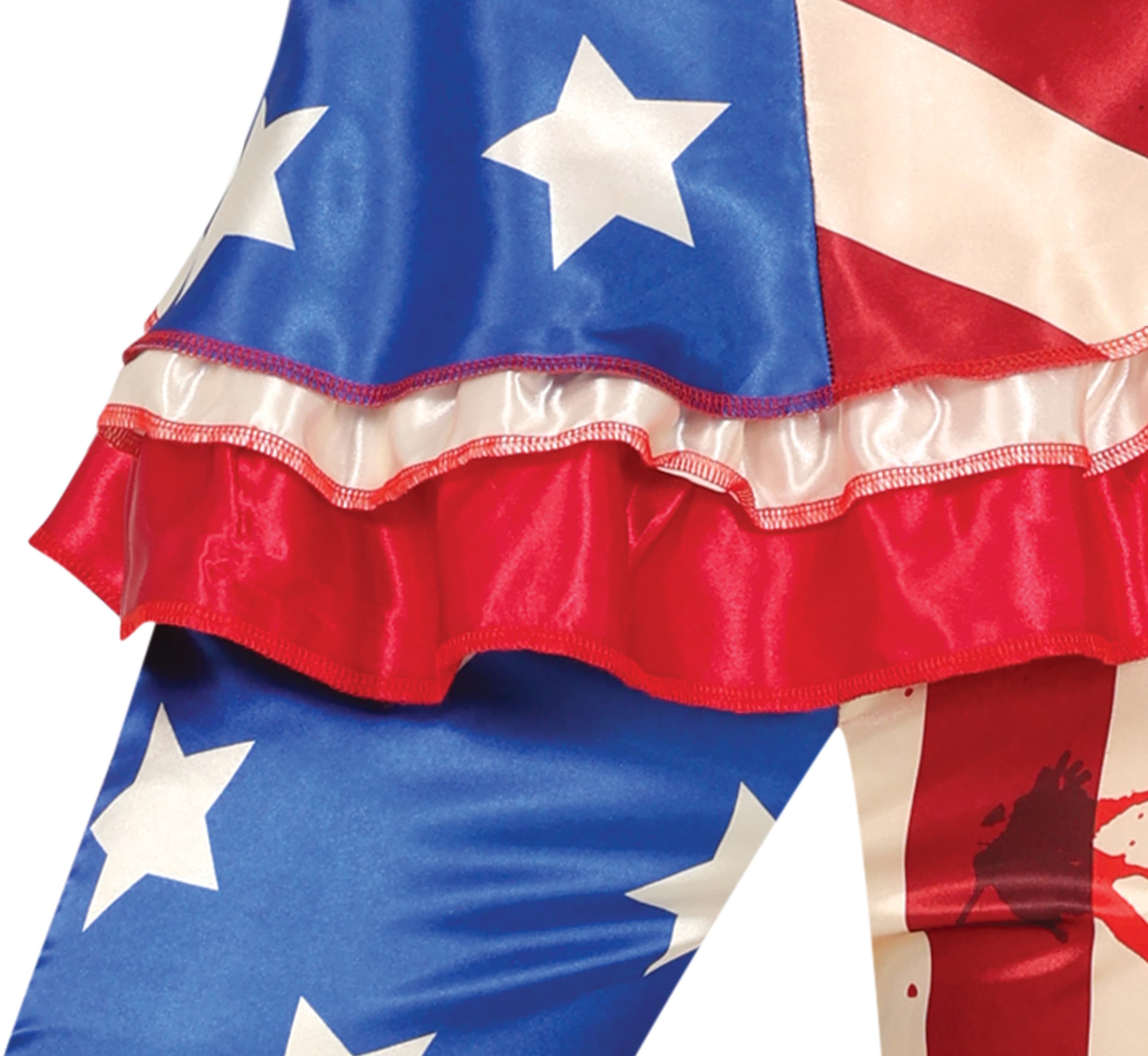 Patriotisk klovn – kostume til børn og voksne, model 77916