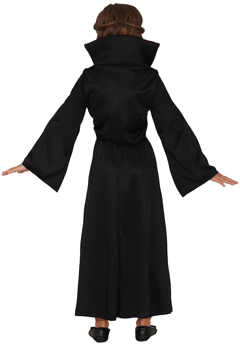 Vampyr – kostume til piger, rød og sort, model 78015