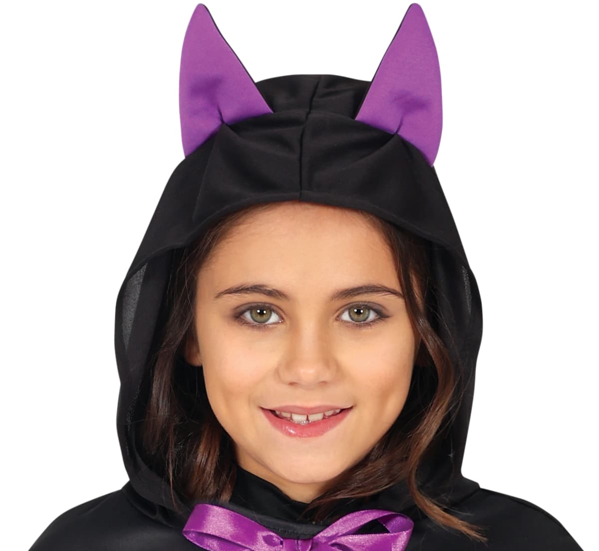 Lilla flagermusponcho – kostume til piger