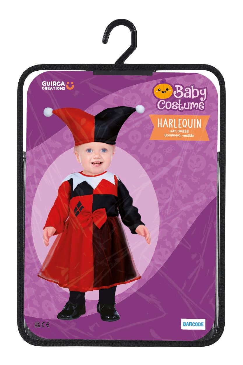 Harlekin – kostume til baby