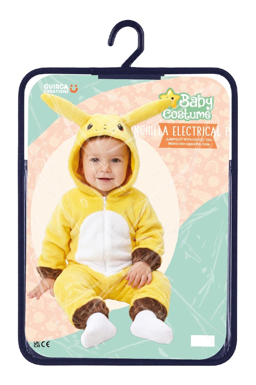 Elektrisk chinchilla – kostume til baby