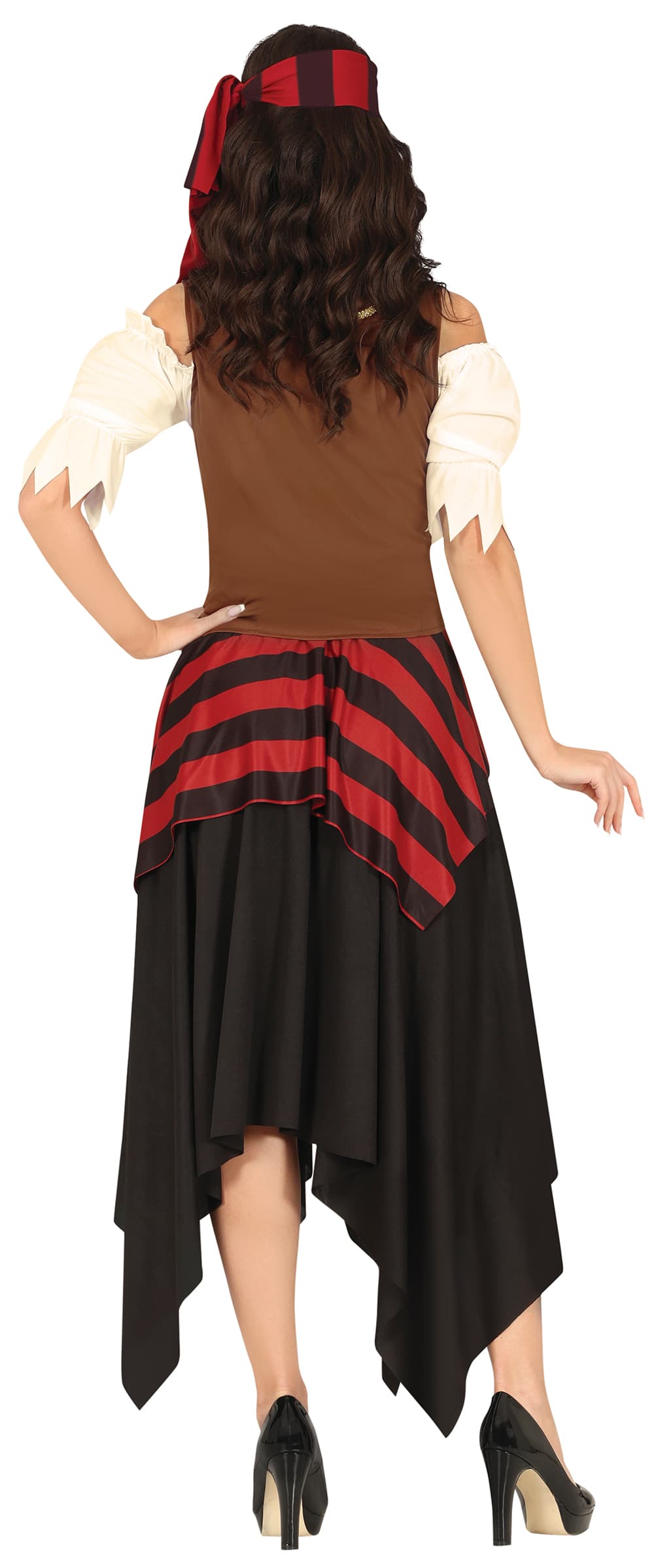 Pirat – kostume til damer, flerfarvet, model 78607