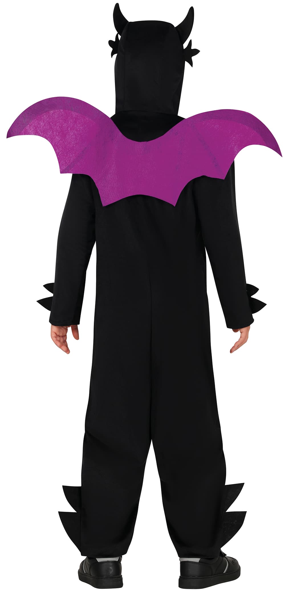 Sort drage – kostume til drenge