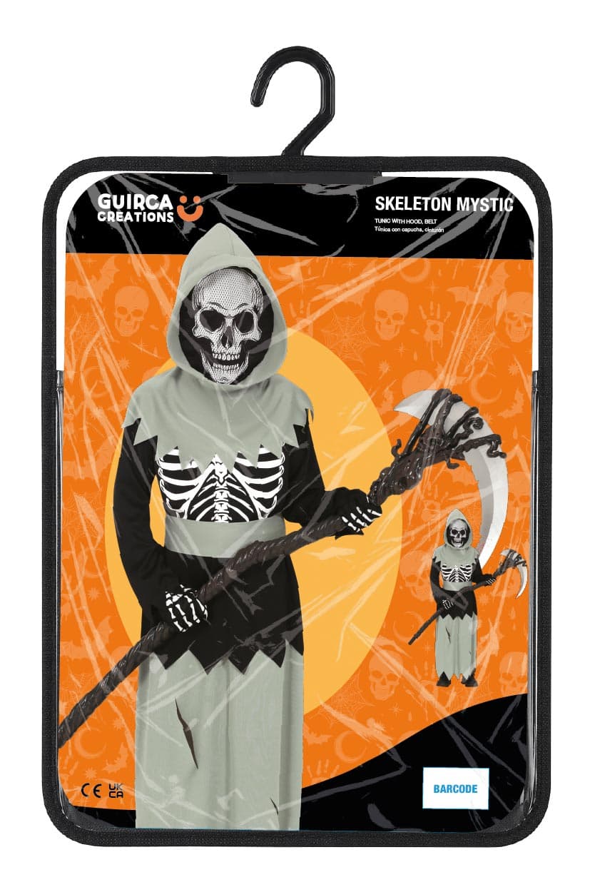 Skeletmystiker – kostume til drenge