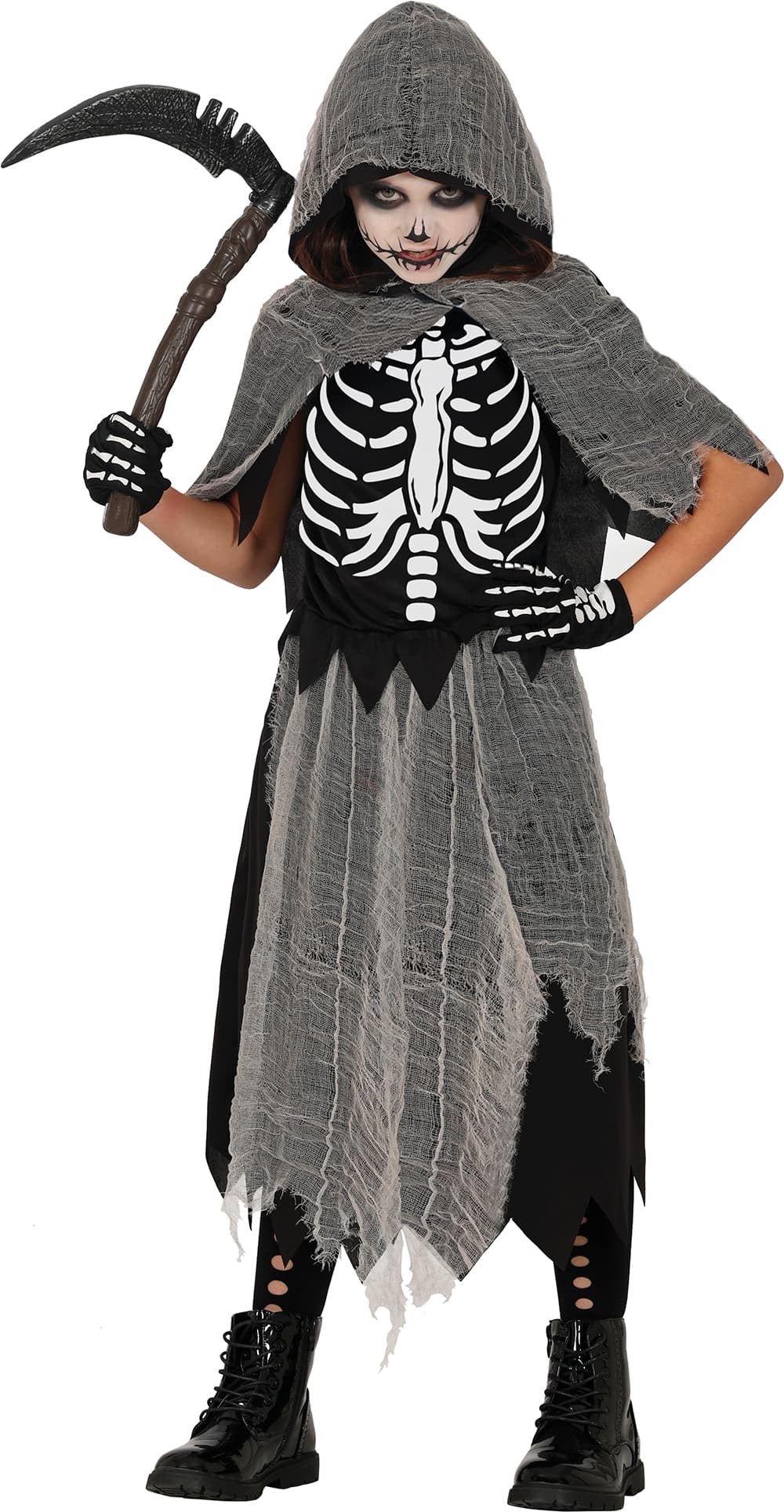 Skeletliemand – kostume til piger