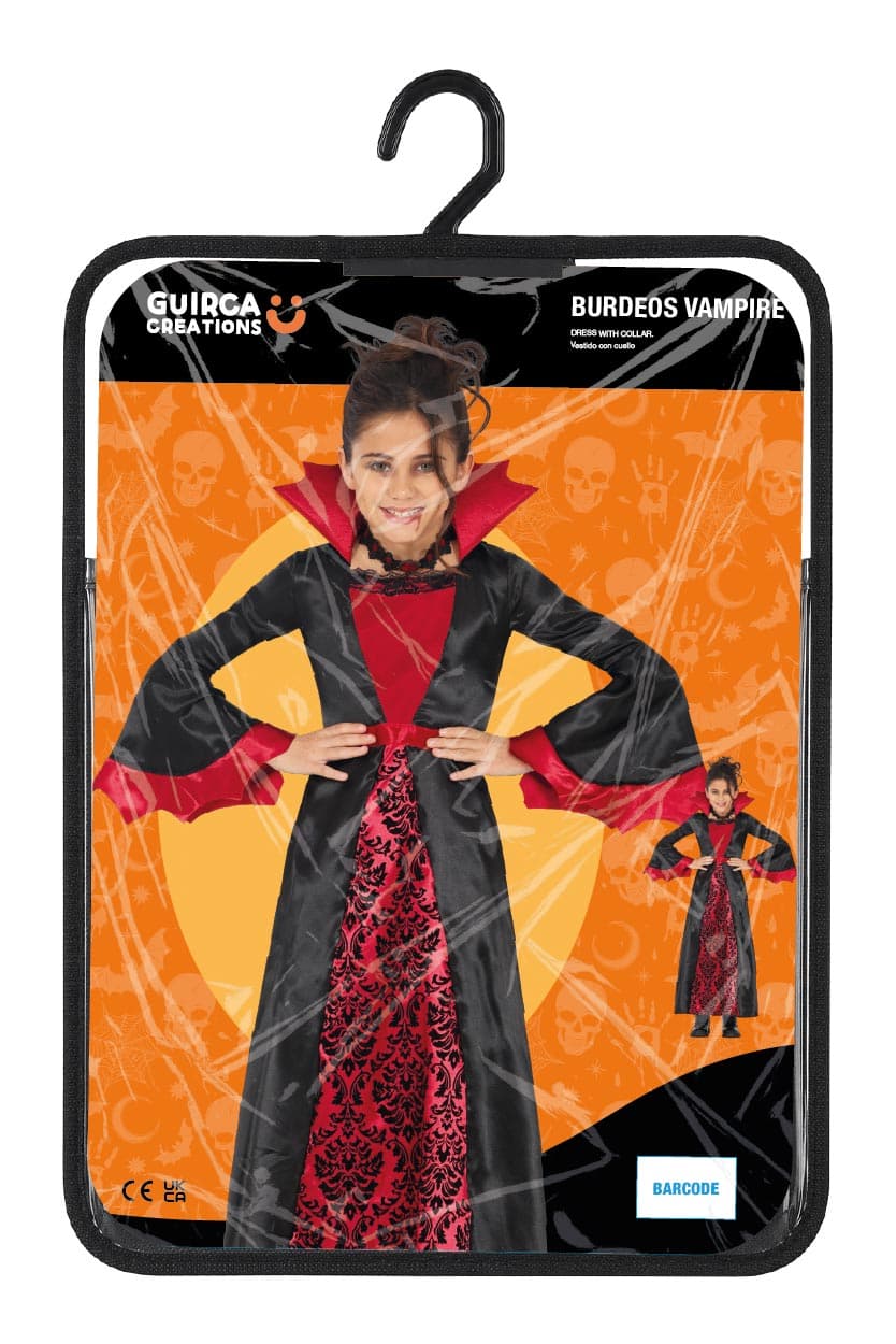 Vampyr i bordeaux – kostume til piger