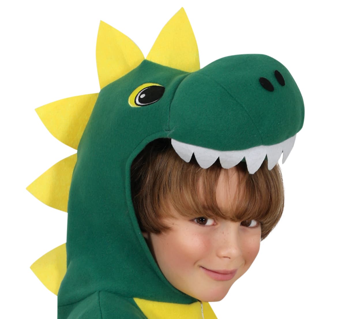 Grøn dinosaur – kostume til drenge