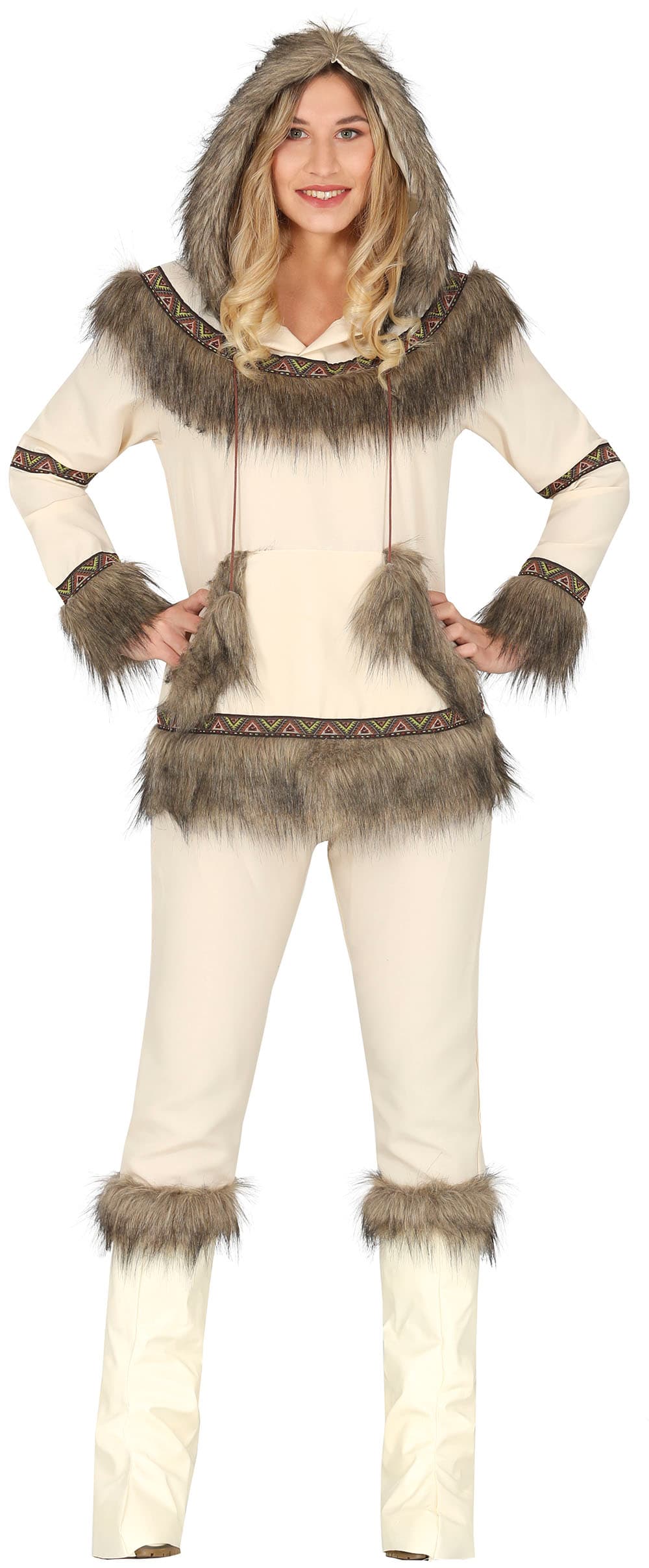 Hvid inuit – kostume til damer