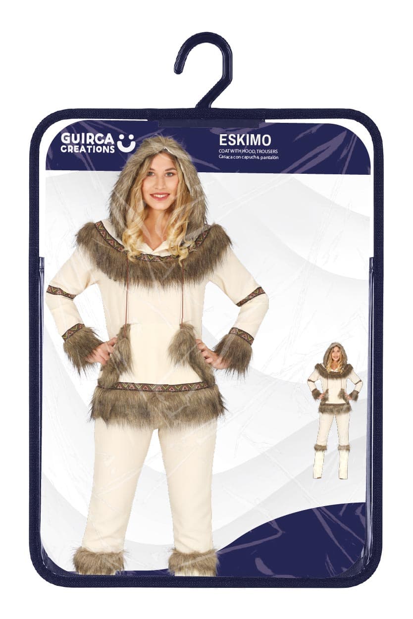 Hvid inuit – kostume til damer