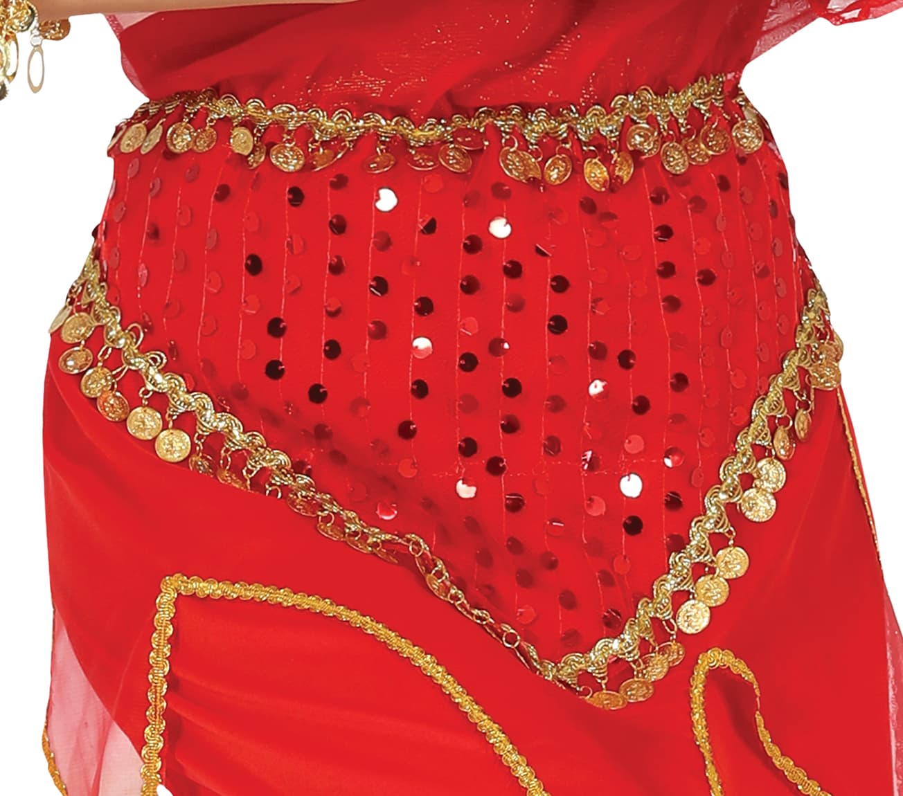 Indianer – kostume til damer, rød