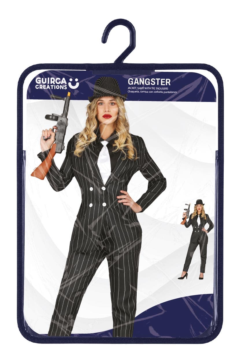 Gangster – kostume til damer, model 79197