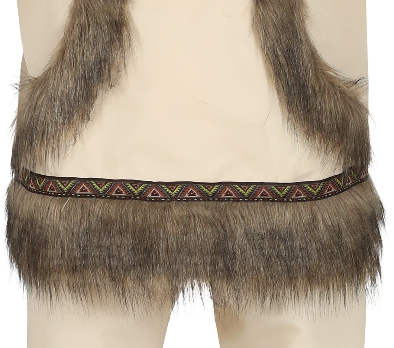 Inuit – kostume til herrer, beige og brun