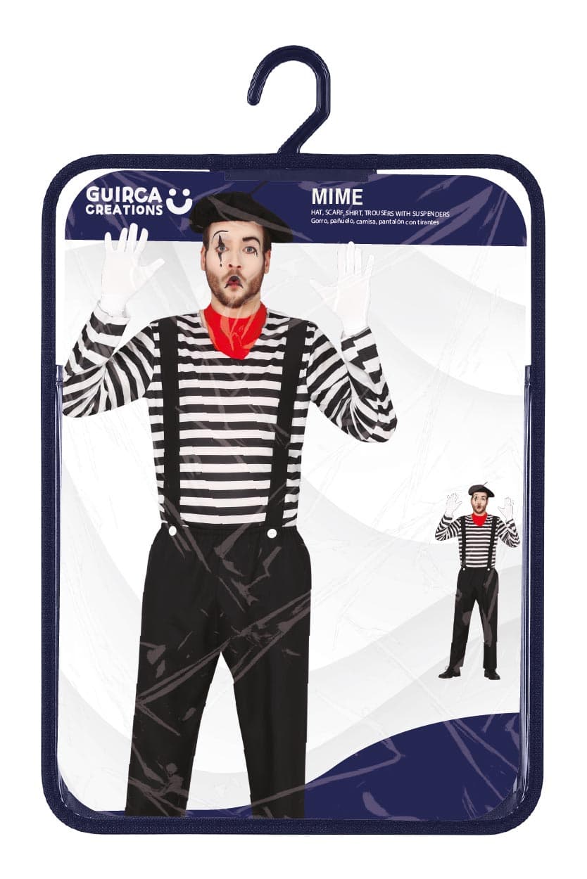 Mime – kostume til herrer