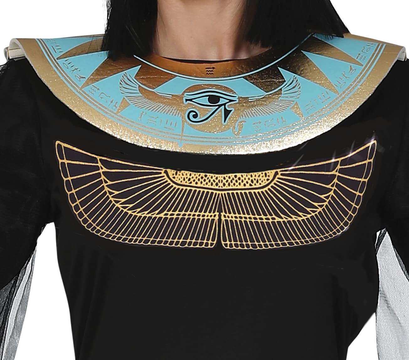 Egyptisk – kostume til damer, sort og guld