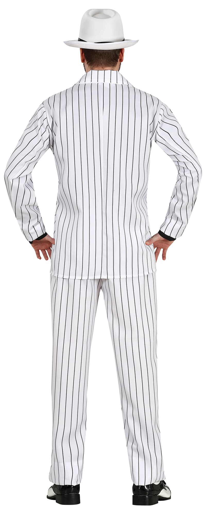 Gangster – kostume til herrer, hvid